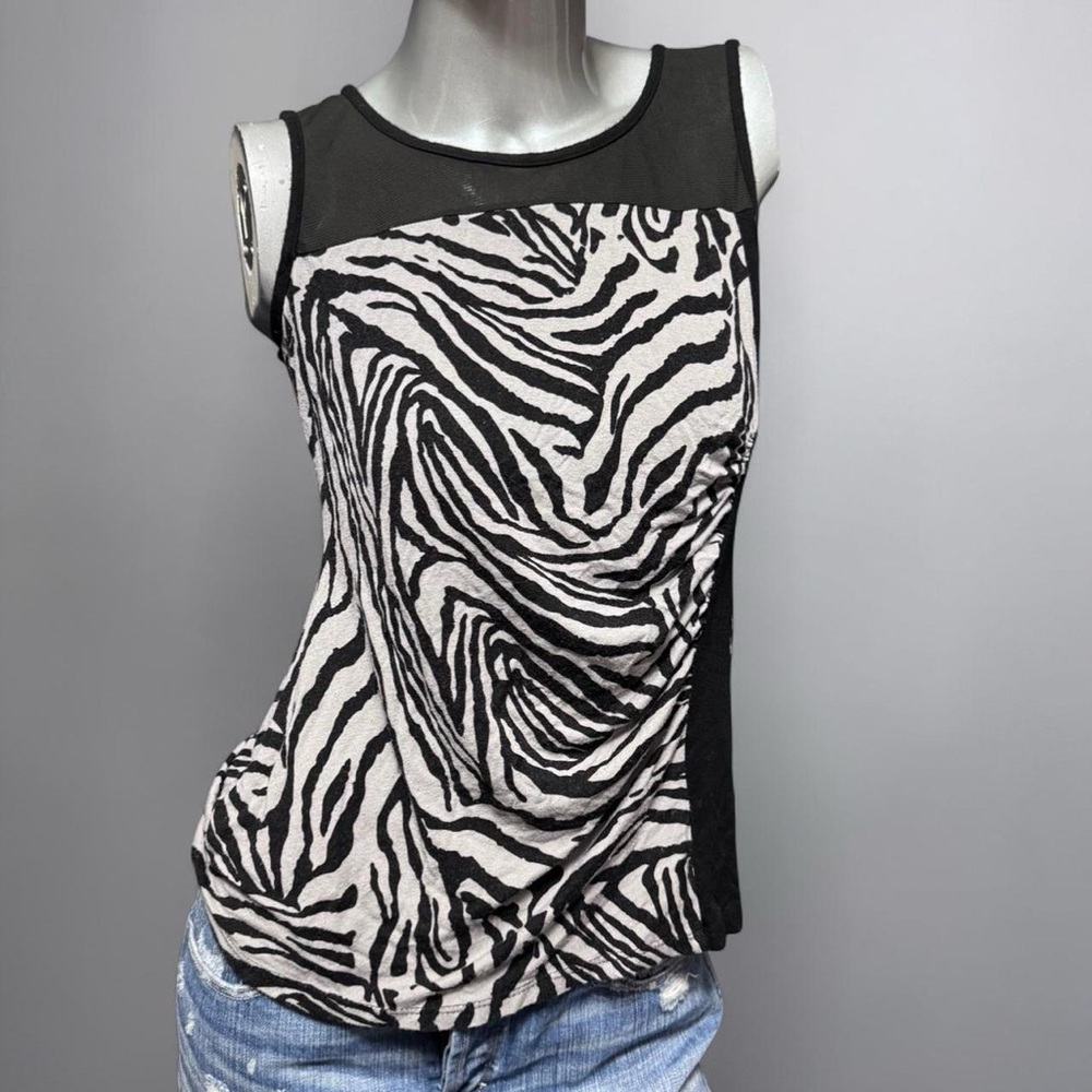 Kismet Y2K Zebra Print Tank Top